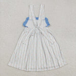 GSD1099 Flower Blue Girls Dress