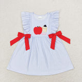 GSD1143 Back To School ABC Apple Girls Dress