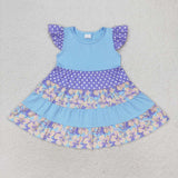 GSD1164 Flower Ruffles Girls Dress