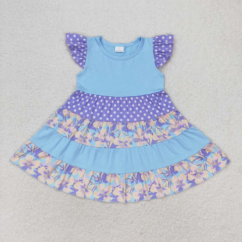 GSD1164 Flower Ruffles Girls Dress