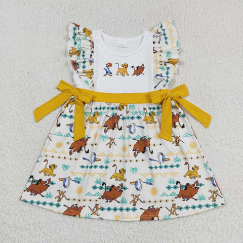 GSD1270 Cartoon Lion King Girls Dress
