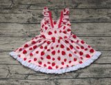 GSD1273 Strawberry Pink Red Girls Dress