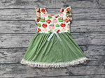 GSD1326 Pumpkin Green Girls Dress