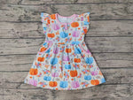 GSD1332 Pumpkin Flower Girls Dress