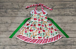 GSD1344 Christmas Gingerbread Girls Dress