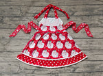 GSD1345 Christmas Santa Red Girls Dress