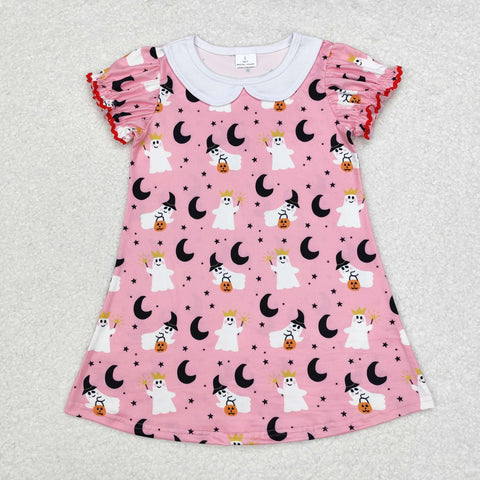 GSD1400 Halloween BOO Ghost Cute Girls Dress