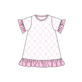 GSD1409 Coquette Bows Pink Girls Dress