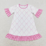 GSD1409 Coquette Bows Pink Girls Dress