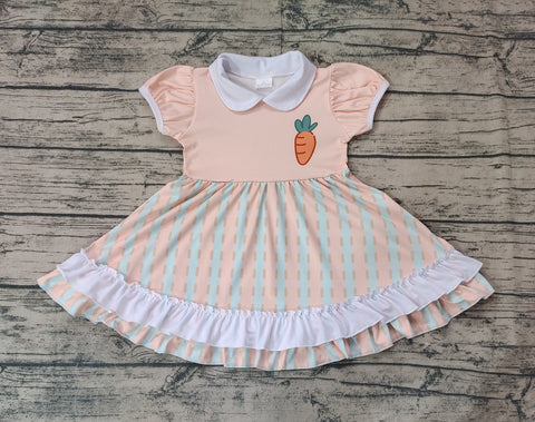 Preorder GSD1566 Easter Carrot Girl's Dress