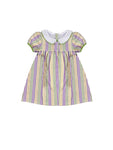 Preorder Samples GSD1571 Mardi Gras Stripe Girl's Dress