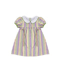 Preorder Samples GSD1571 Mardi Gras Stripe Girl's Dress