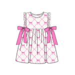 Preorder 12.06 GSD1592 Bows Pink Girl's Dress