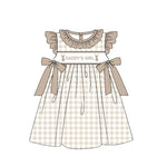 Preorder 12.10 GSD1607 Daddy's Girl Elk Girl's Dress