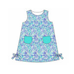 Preorder 12.29 GSD1684 Summer Flower Sleeveless Girl's Dress