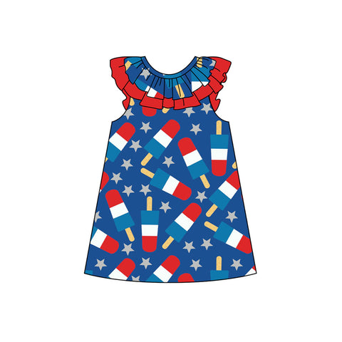 Preorder 01.03 July 4th Popsicle Girl's Dress Night Gown