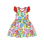 Preorder 01.03 GSD1704 Cartoon Red Girl's Dress