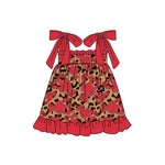 Preorder 01.03 GSD1707 Crawfish Leopard Red Girl's Dress