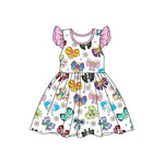 Preorder 01.14 GSD1755 Princess Bows Pink Girl's Dress