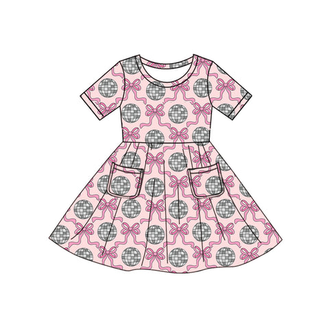 Preorder 01.16 Good Vibes Bows Pink Girl's Dress