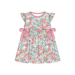 Preorder 01.18 GSD1782 Flower Floral Pink Girl's Dress