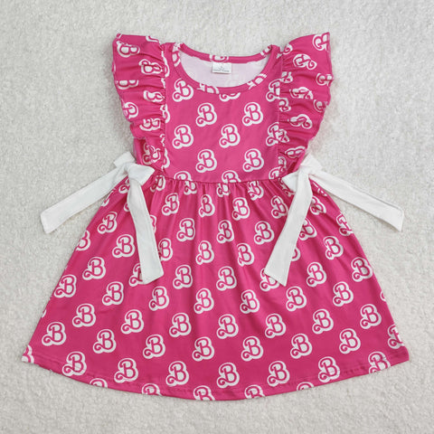 GSD1812 Fashion B Pink Girl's Dress