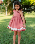 Preorder 01.27 GSD1862 Pink Ruffles Girl's Dress