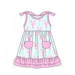 Preorder 01.28 GSD1869 Crawfish Blue Pink Girl's Dress