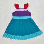 GSD1875 Cartoon Princess Girl's Dress