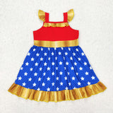 GSD1877 Cartoon Princess Girl's Dress