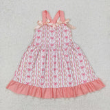 GSD1950 Coquette Bows Pink Girl's Dress