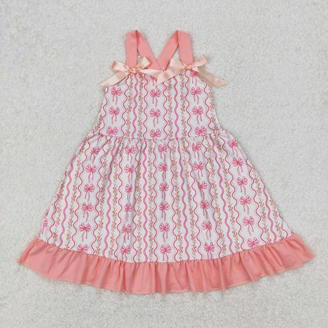 GSD1950 Coquette Bows Pink Girl's Dress