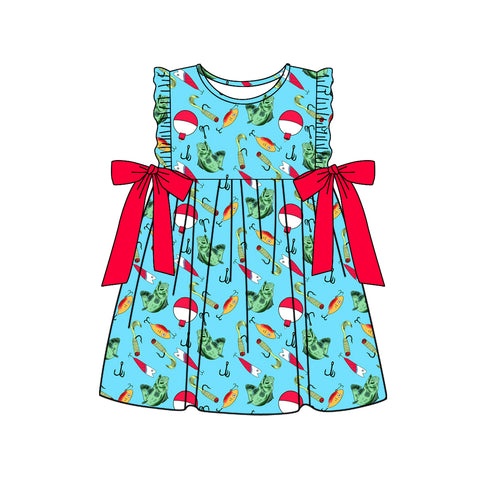 Preorder 02.12 Fishing Hook Red Girl's Dress