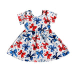 Preorder 02.28 GSD1993 July 4th USA Bows Star Girl's Dress