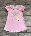 Preorder GSD2017 Back To School Pencil Bows Pink Girl's Dress