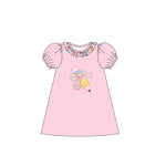 Preorder GSD2017 Back To School Pencil Bows Pink Girl's Dress