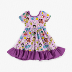 Preorder 03.05 GSD2025 Cartoon Purple Girl's Dress