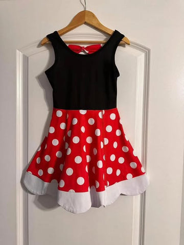 Preorder 05.06 GSD2037 Cartoon Red Dots Girl's Dress