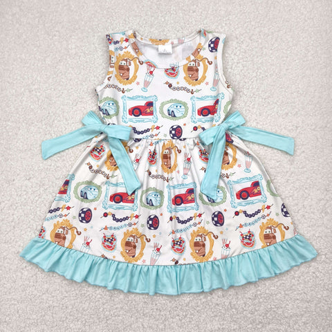 GSD2061 Cartoon Cars Girl's Dress