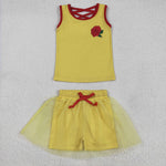 GSD2070 Cartoon Princess Girls Skirt Set