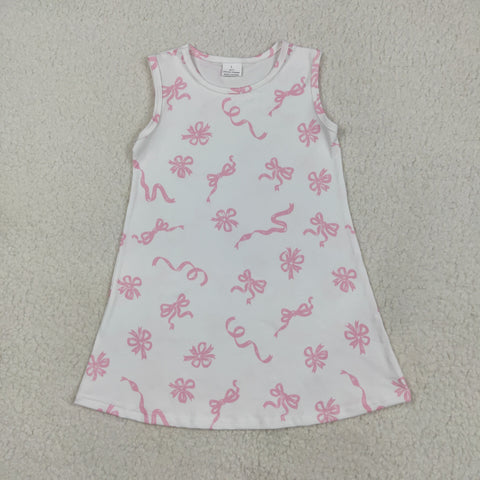 GSD2083 Coquette Bows Pink Girl's Dress