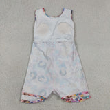 GSD2136 Cartoon Princess Flower Yoga Girl's Dress Onesie