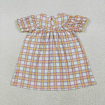 GSD2276 Farm Animals Barn Smocked Girl's Dress