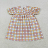 GSD2276 Farm Animals Barn Smocked Girl's Dress