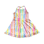Preorder GSD2288 Colorful Bows Yoga Girl's Dress Onesie