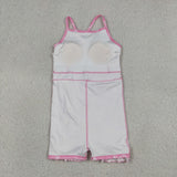 GSD2292 Butterfly Pink Yoga Girl's Dress Onesie