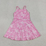 GSD2292 Butterfly Pink Yoga Girl's Dress Onesie