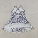 GSD2308 Hunting Camo Yoga Girl's Dress Onesie