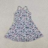 GSD2308 Hunting Camo Yoga Girl's Dress Onesie
