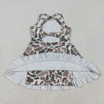 GSD2311 Hunting Camo Yoga Girl's Dress Onesie